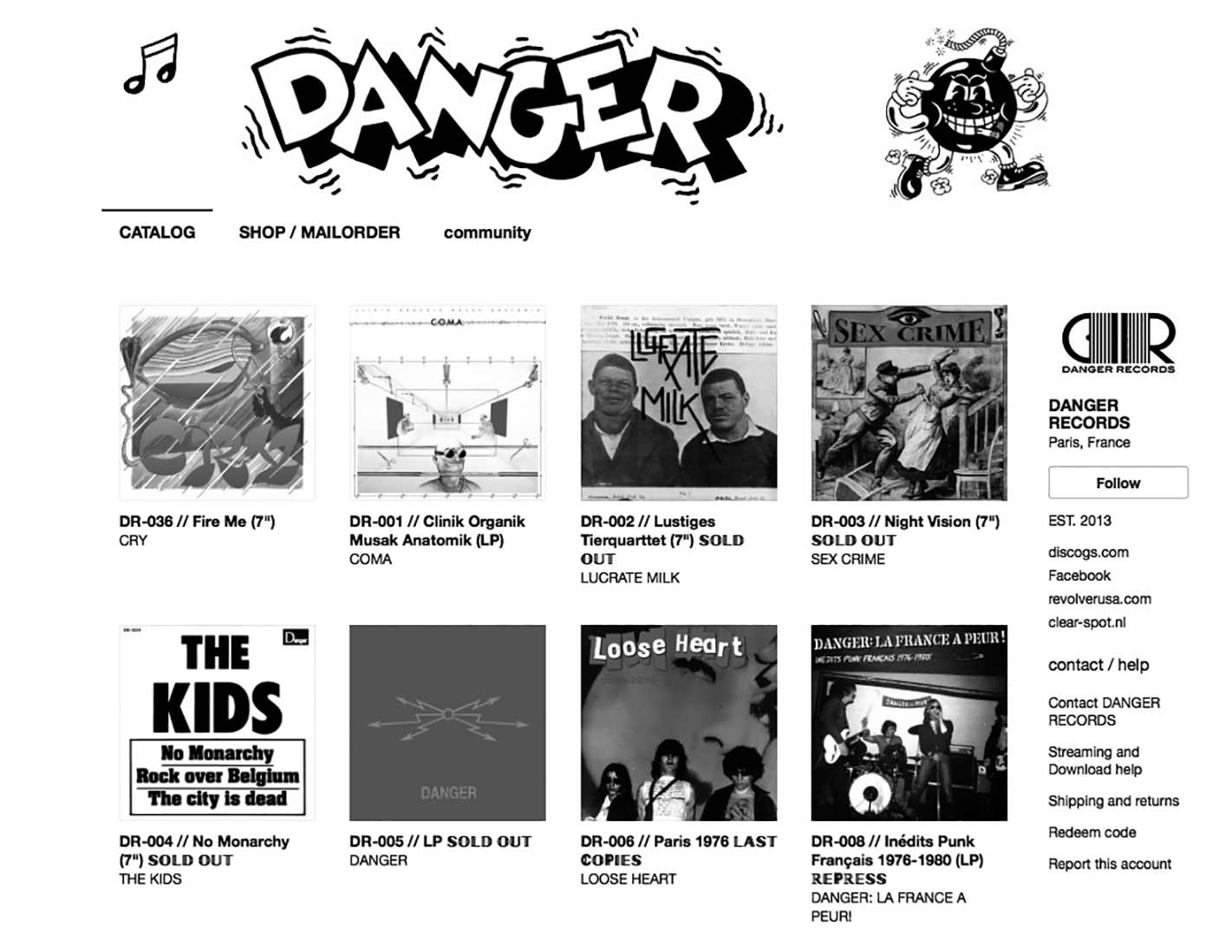 Danger Records: lost songs, reissues and demos