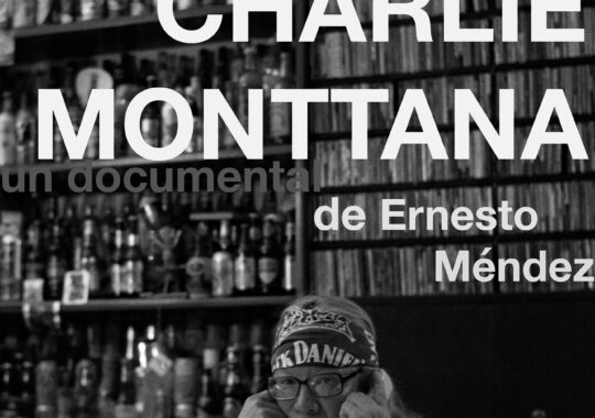 Ernesto Méndez y su retrato de Charlie Monttana
