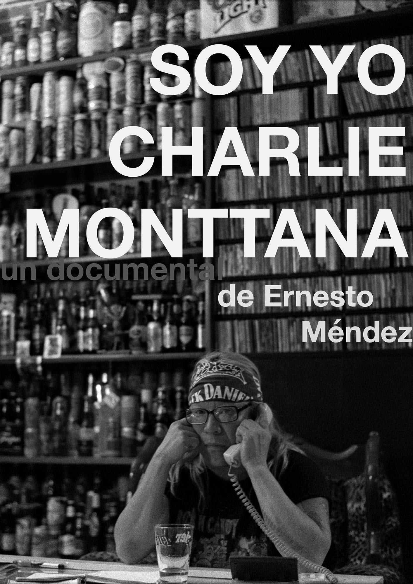 Ernesto Méndez y su retrato de Charlie Monttana